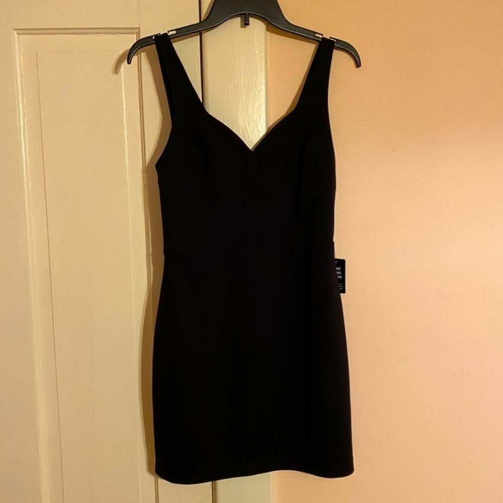 NWT Express Sexy Little Black Dress Sweetheart Small